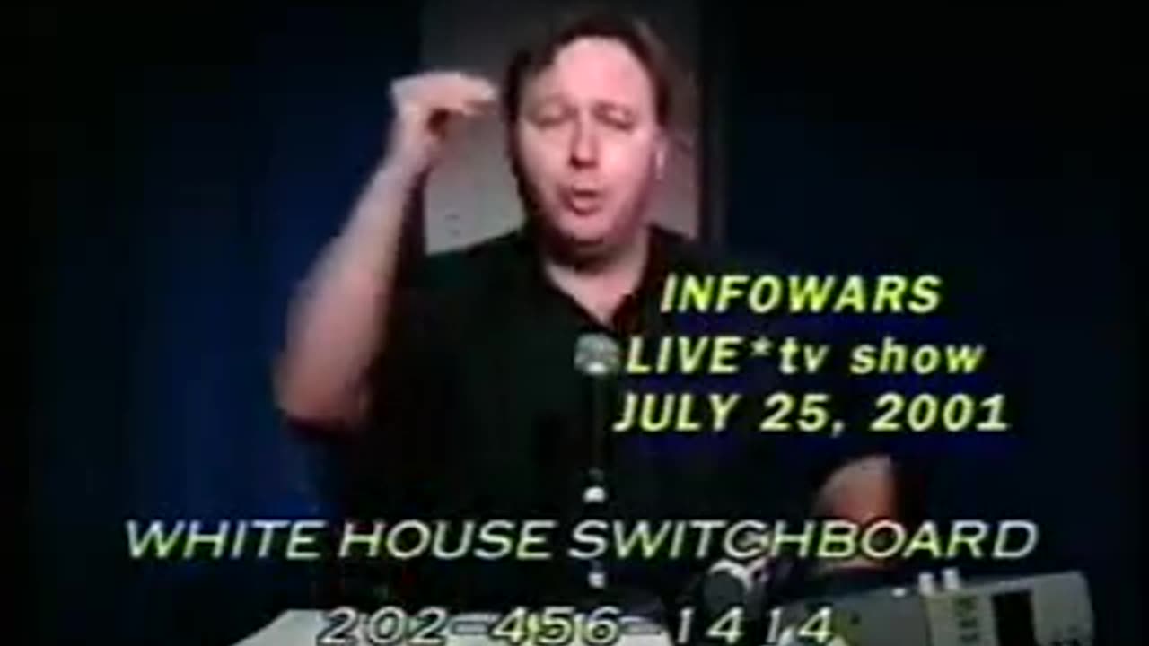 Alex Jones predicted 9/11 in July 2001