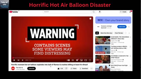 Horrific Hot Air Balloon Disaster Brazil