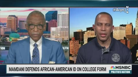 Sharpton asks Jeffries about Mamdani claiming to be African American and Asian: