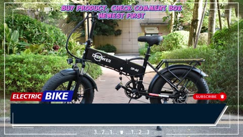 DEEPOWER A2 Electric bike 750W 48V 20AH Battery 20 Inch Fat Tire Electric bike