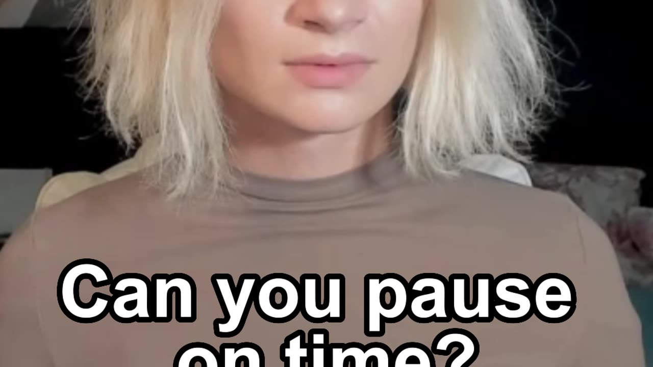 Can you pause on time?