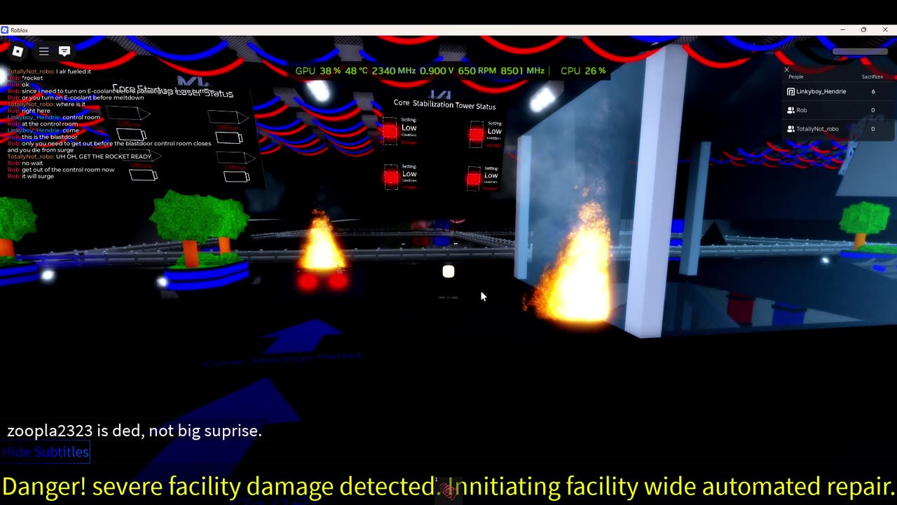 H.V.I. Weather Research Labs: Fallout - Reactor surge