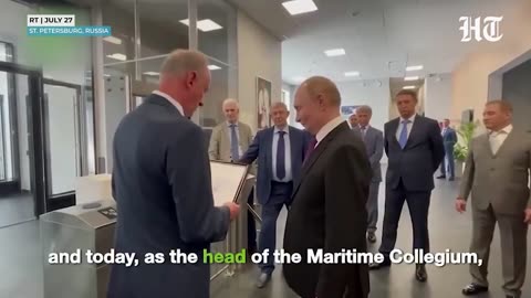 Russia's Navy Day Spotlight: Putin Cracks Joke After Monster Military Flex, Navy Honours Him With...