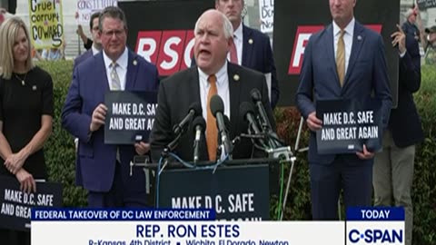 Estes Speaks at a Press Conference Addressing #WashingtonDC Crime and Supporting POTUS' Efforts