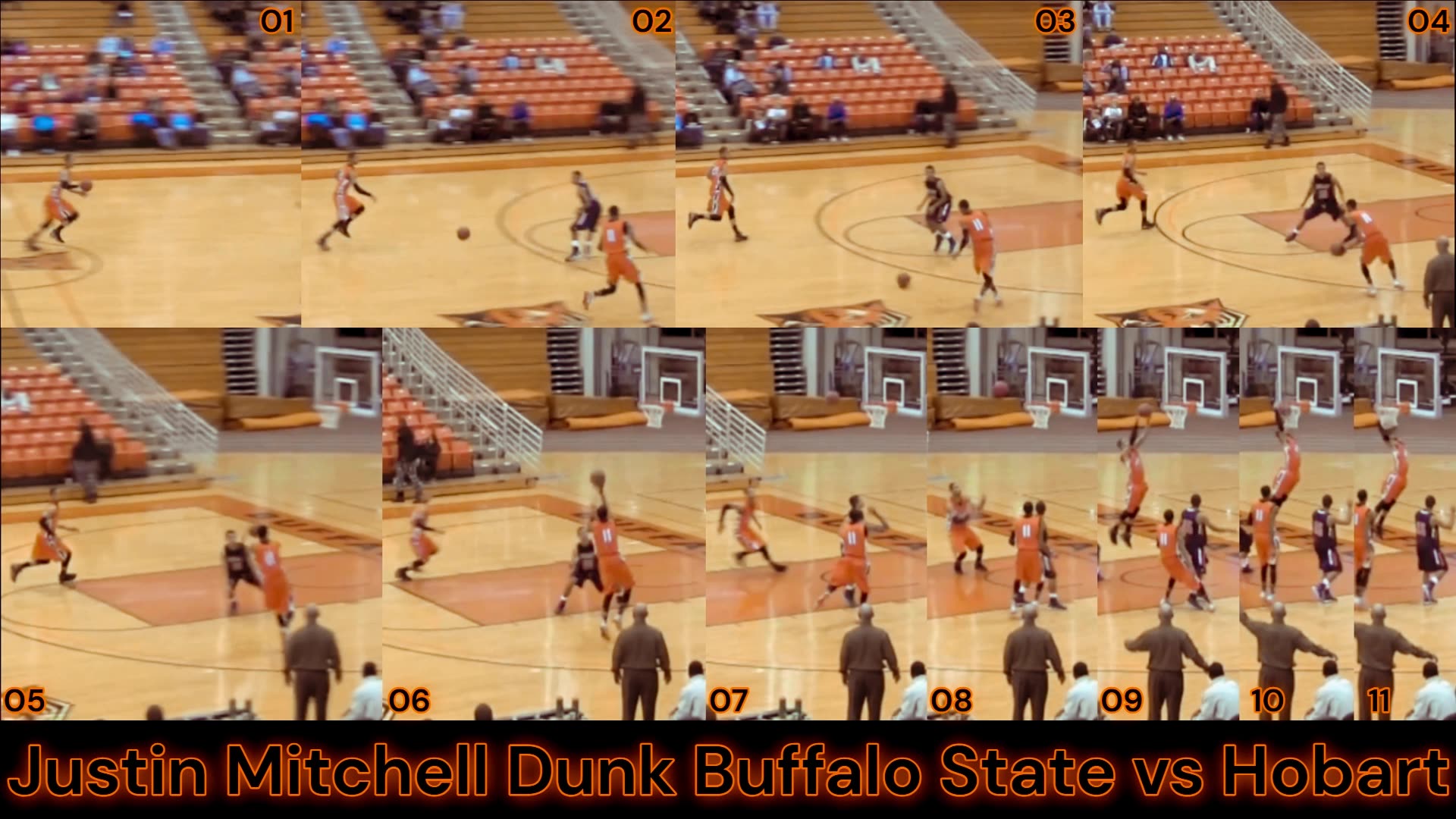 Prototype 257: Justin Mitchell transition dunk vs Hobart