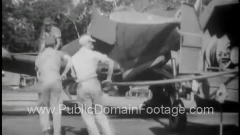 Compilation WWII B-24 aircraft archival footage PublicDomainFootage.com
