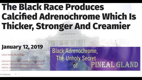 Black Adrenochrome aka WALNUT SAUCE!