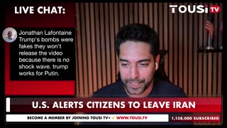 Tousi TV🚨 BREAKING: Chaos In Iranian Airspace As US Issues Evacuation Order