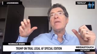 Norm Eisen accidentally told the truth that Judge Juan Merchan was part of his Bragg lawfare team