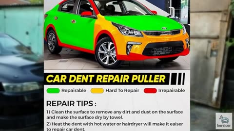 DentWiz Car Dent Puller Kit - Slide Hammer, Glue Gun, Adjustable Bridge Puller,