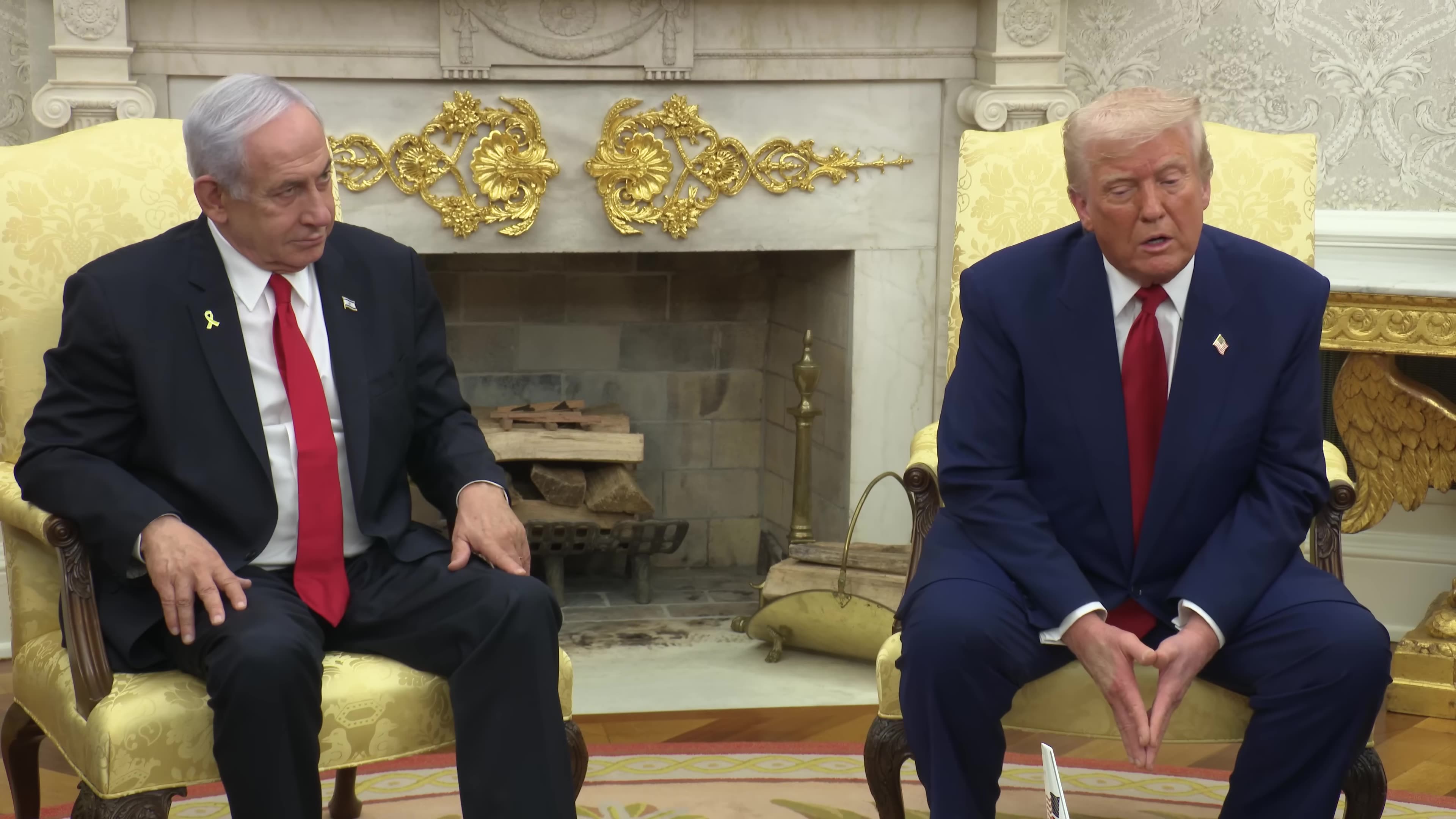 President Trump Participates in a Bilateral Meeting with the Prime Minister of Israel, Apr. 7, 2025