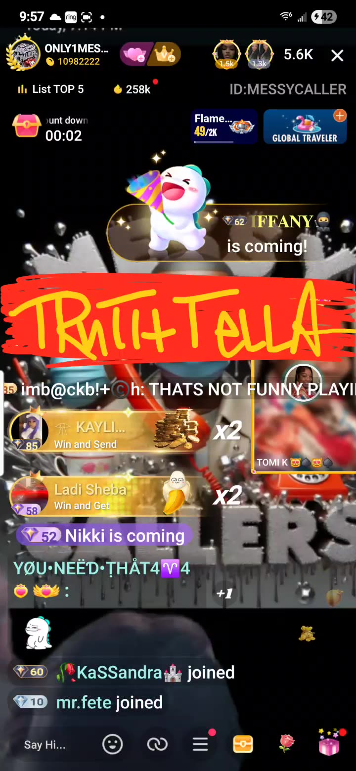 MESSY CALLER RETARD SET PROVIDES ANOTHER VICTORY FOR QUEEN TOMIKAY & MRS. REGINA LMAO NONY READS GOOFBALL JAMAL & PEDO-FLOP TRINA B & QUITS SHOW ASHLEY CHINARED JOINS TO READS & QUEEN TOMIKAY JOINS TO LAUGH AT THE CLOWN SHOW ITS A BANGOUT