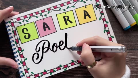 DIY Simple Assignment Front Page Design Poetry | Notebook Cover Design | NhuanDaoCalligraphy