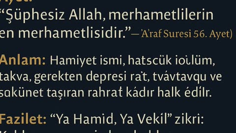 Hamiyet İsminin Derin Sırrı#keşfetteyiz #trending #viralshort #viralvideo #viral#trend #keşfetduası