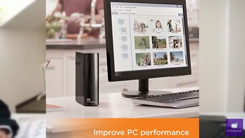 Western Digital 6TB Elements Desktop USB 3.0 external hard drive for plug-and-pl