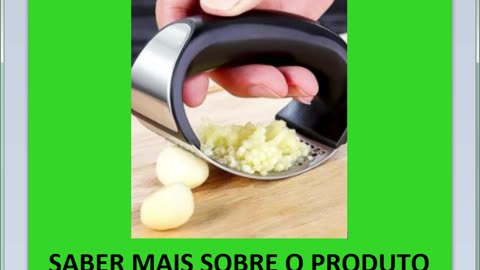 Espremedor Amassador Triturador De Alho Inox Manual Cozinha Garlic Press