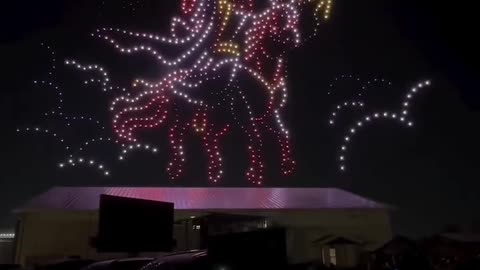 A CHURCH PUTS ON A CHRISTMAS DISPLAY WITH 1,000 DRONES THAT REEN THE STORY OF JESUS