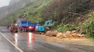 Typhoon Fung-wong brings floods, heavy rain as it nears Taiwan