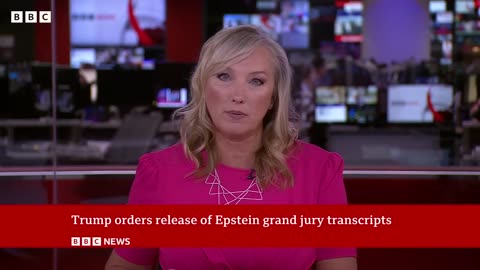 Donald Trump orders officials to release Epstein court documents after mounting pressure _ BBC News