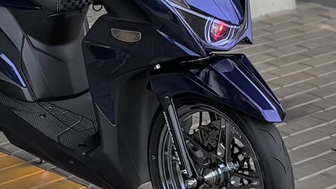 Cool young people's motorbikes