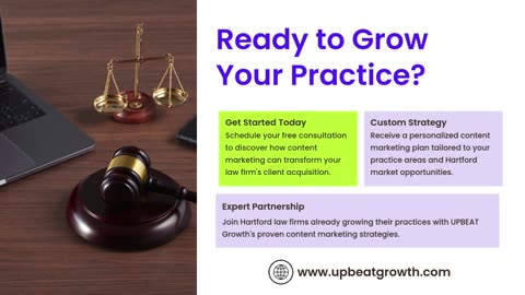UPBEAT Growth: Content Marketing for Lawyers in Hartford