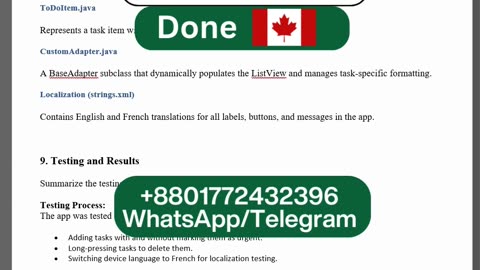 Client Work (𝐋𝐚𝐛 𝟒) |𝐂𝐒𝐓𝟐𝟑𝟑𝟓 𝐋𝐚𝐛 𝟒 Report Android To-Do App | Algonquin College |Canada, Ottawa