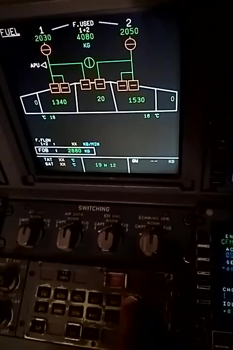 Airbus A320 Lower ECAM - System Display Page #Aviation #AeroArduino