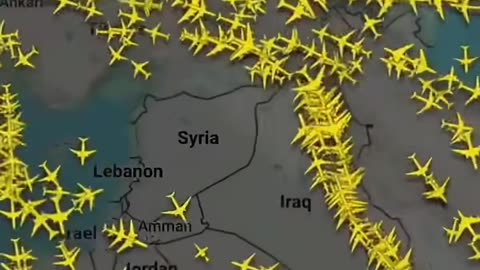 Planes empty Iranian skies during Israeli strike