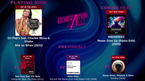 Generation Dance Radio - EDM, Dance, Eurodance, Trance, House, Hands up