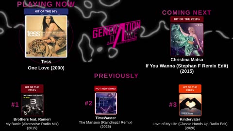 Generation Dance Radio - EDM, Dance, Eurodance, Trance, House, Hands up
