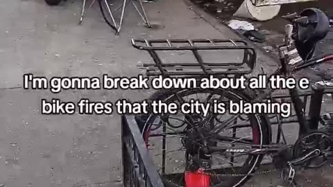 NYC Migrants are behind The E-bikes 🔥 Fires in NYC