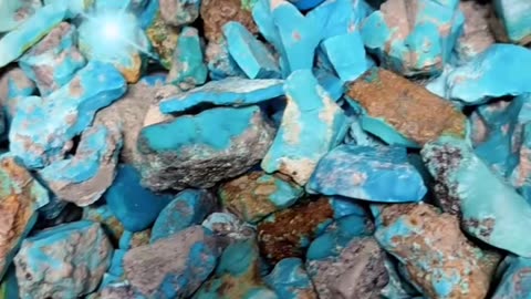 250530-1 The Original Turquoise Rough: Hold the Time Code of Hundreds of Millions of Years