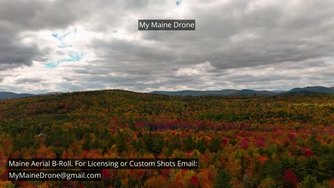 Maine B-Roll (No Audio): Fall Foliage in Woodstock Maine Video 8