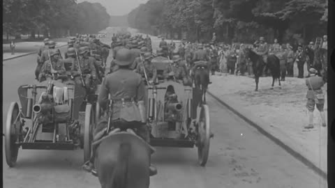 German Victory Parade in Paris, June 1940