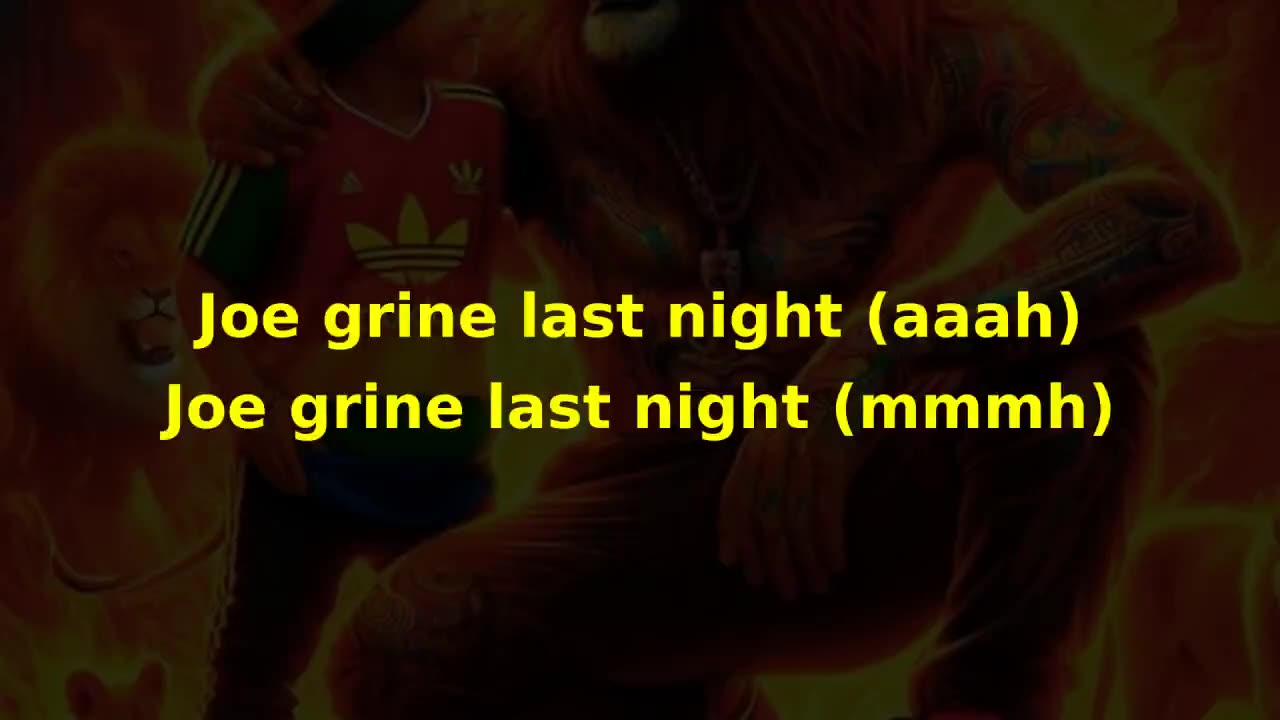Winston Hussey – Joe Grine Last Night (Lyrics)