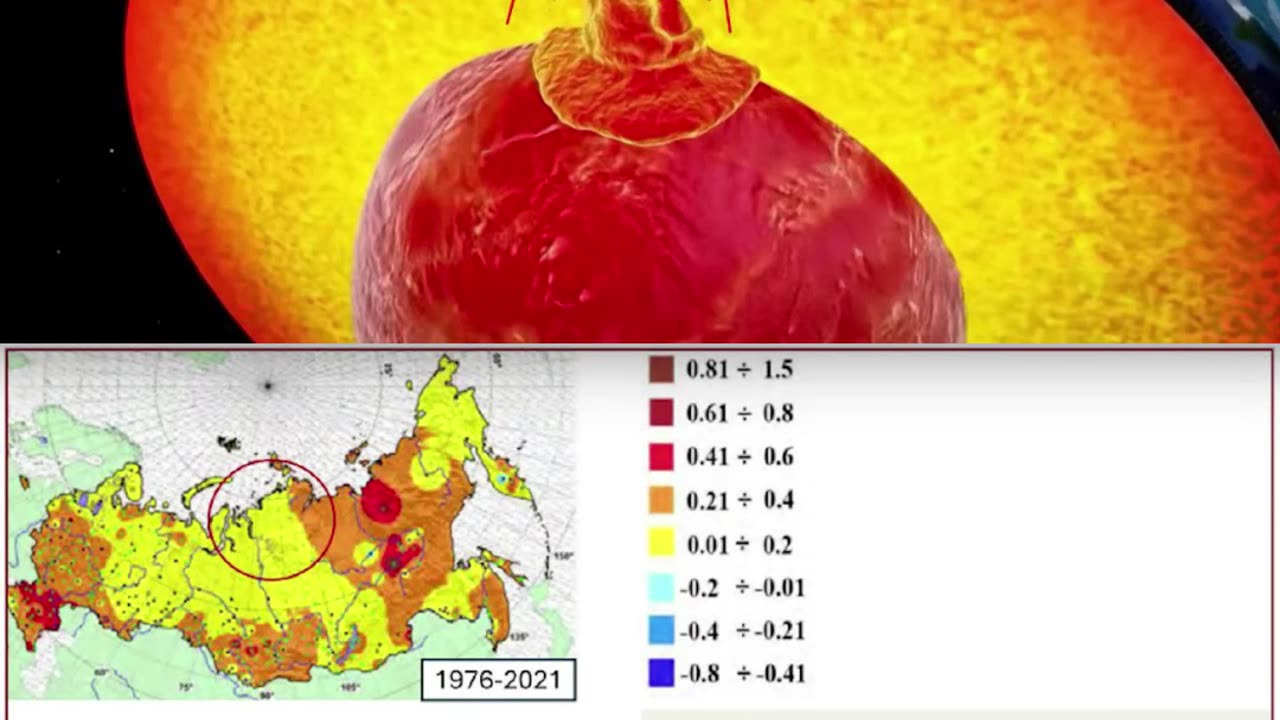 Obrovský prúd magmy pod Sibírou