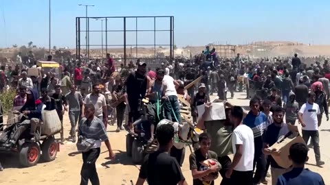 Palestinians say aid distribution by US-backed group is 'chaos'
