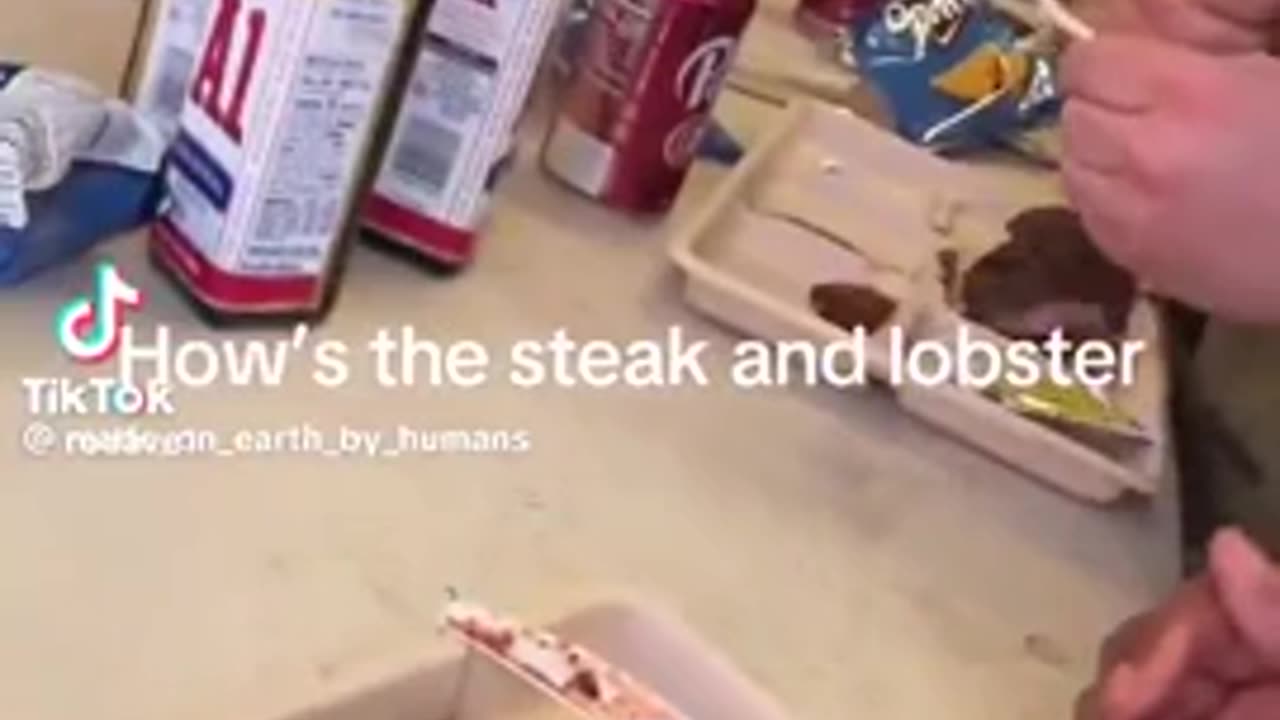 Someone explain to me what steak and lobster means _ WAR TIME