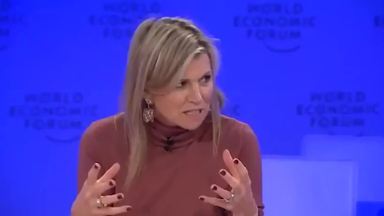 Dutch Queen Máxima at WEF: Digital ID Needed for Vaccines, Banking, and Government Control