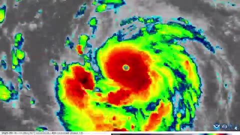 Le superbe timelapse de l'ouragan Erin