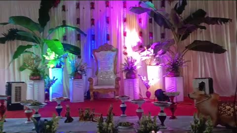 Stage decoration#seemantha