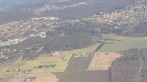 Phallic Shape In Field From Airplane