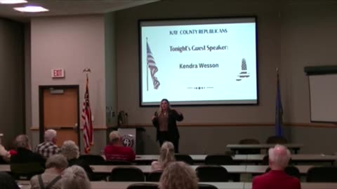 Kendra Wesson - Kay County Republican Party Meeting March 2025