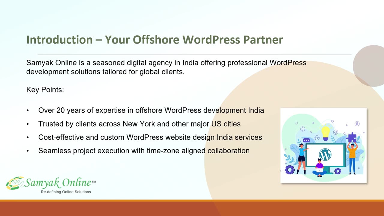 Samyak Online – Trusted WordPress Development India Partner for Global Businesses