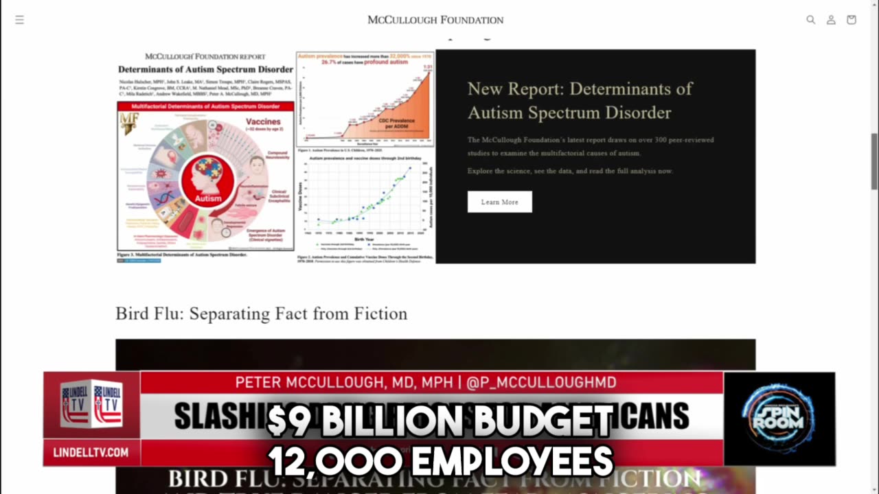 Citizenry Turning to McCullough™ Foundation to Get Answers on Public Health, Dr Peter McCullough™