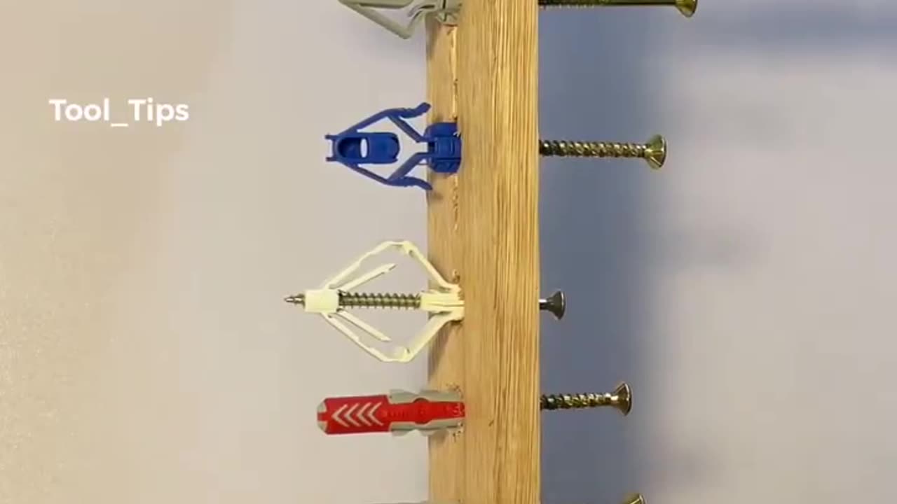 Trying out different drywall anchors