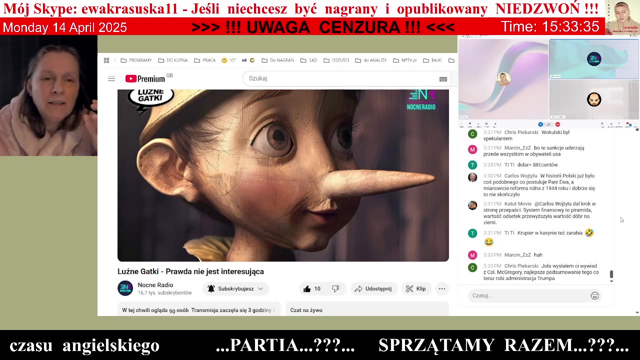 5057 - "Debata" w @NocneRadio - Krawiec, Leniuch, Jola i Ewki bajkowy świat 👮♀️ - 14.04.2025 rok