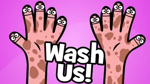 Amazing: Wash your hands Children's Song | Wash us - Healthy habits Song | Hoora