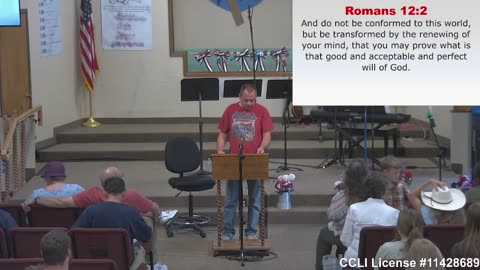 Greetings from Moose Creek Baptist Church 7/13/2025