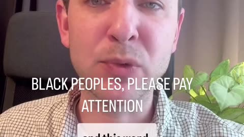 I want everybody that follows me to pay attention